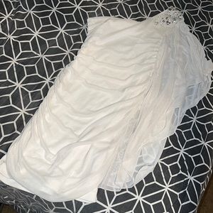 One shoulder mini dress